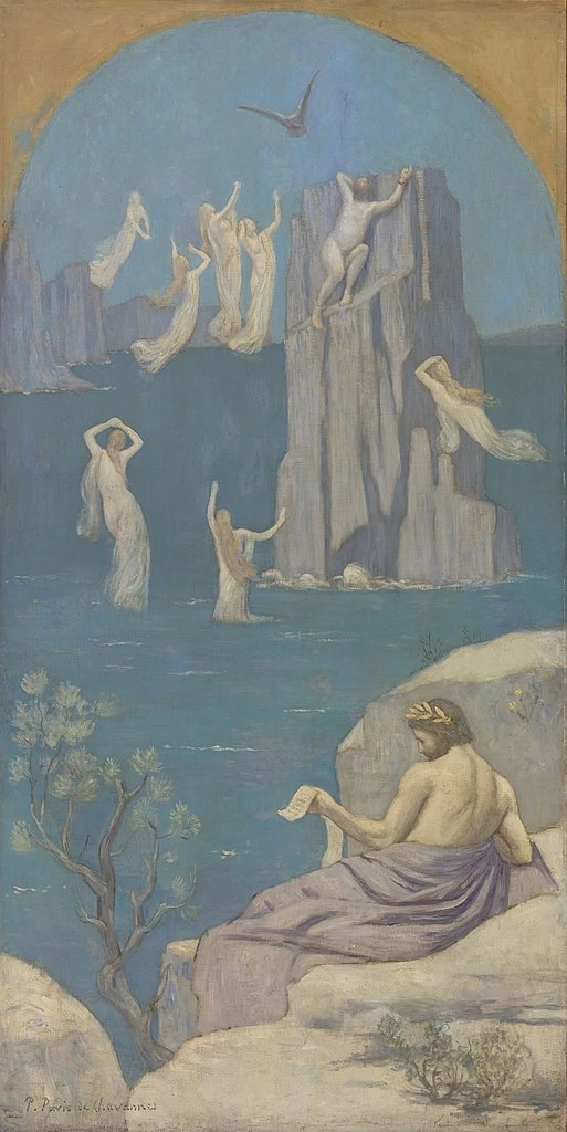 Pierre Puvis de Chavannes - 109, Poesia drammatica, Boston Public Library, Boston
